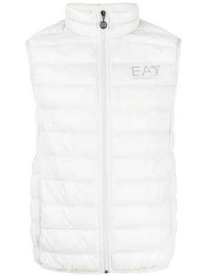 Ea7 Emporio Armani Core Identity padded gilet - White