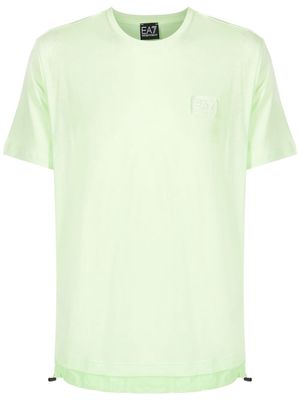 Ea7 Emporio Armani drawstring cotton T-Shirt - Green