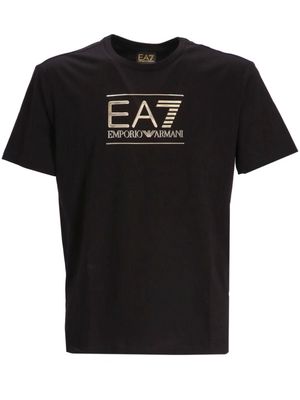 Ea7 Emporio Armani Girocollo Gold Label cotton T-shirt - Brown