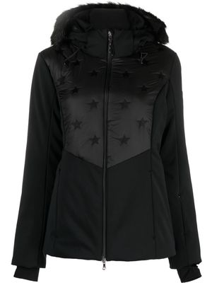 Ea7 Emporio Armani hooded panelled jacket - Black