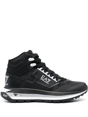 Ea7 Emporio Armani Ice high-top sneakers - Black