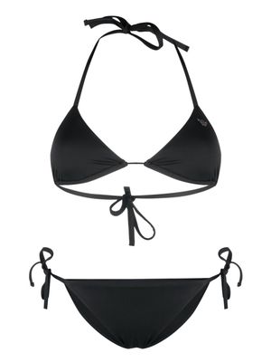 Ea7 Emporio Armani logo-embellished bikini set - Black