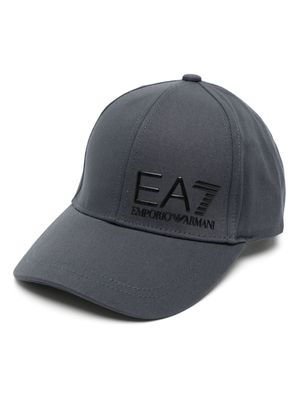 Ea7 Emporio Armani logo-embossed baseball cap - Blue