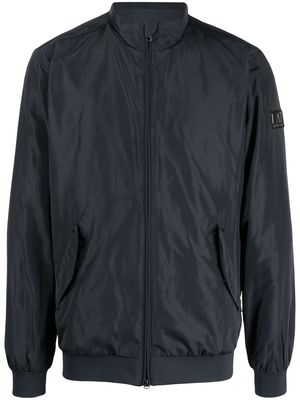 Ea7 Emporio Armani logo-patch zip-fastening jacket - Black