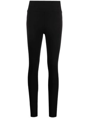 Ea7 Emporio Armani logo-print high-waisted leggings - Black