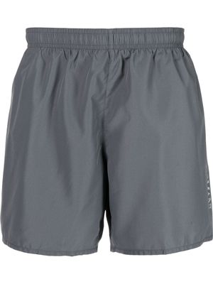 Ea7 Emporio Armani logo-print swim shorts - Grey
