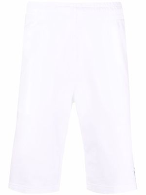 Ea7 Emporio Armani logo-print track shorts - White