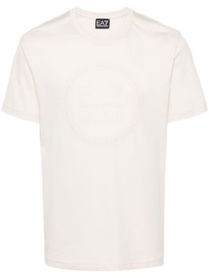 Ea7 Emporio Armani Logo Series crew-neck T-shirt - Neutrals