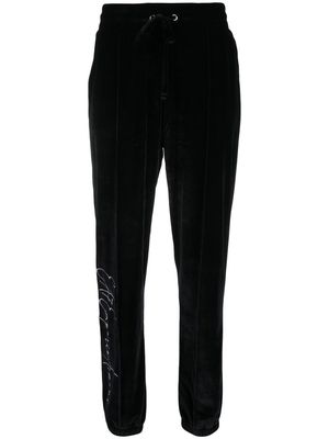 Ea7 Emporio Armani slim-fit tapered sweatpants - Black