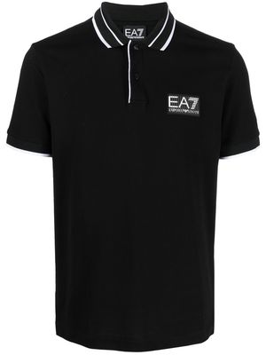 Ea7 Emporio Armani Tennis Club polo shirt - Black
