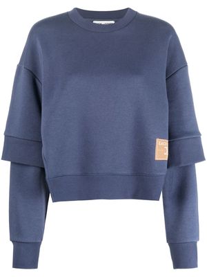 Each X Other deconstructed layered sweatshirt - Blue