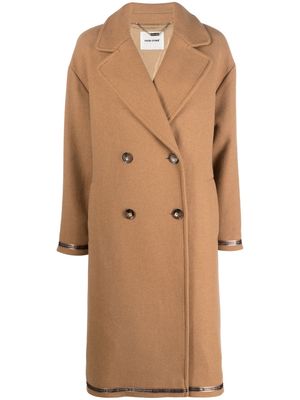 Each X Other double-breasted long coat - Brown