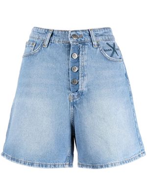 Each X Other high-waisted denim shorts - Blue