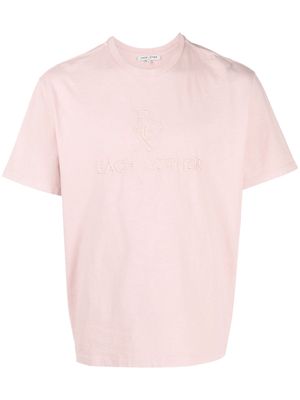 Each X Other logo-embroidered cotton T-shirt - Pink