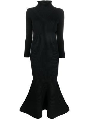 Each X Other roll-neck knitted mermaid dress - Black