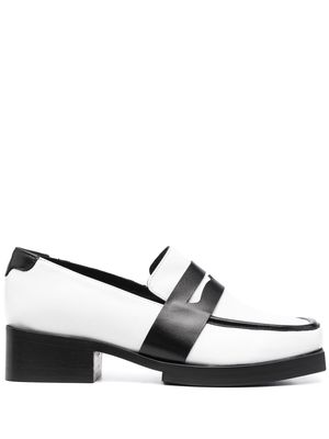 Each X Other Tresor 45mm colour-block loafers - White