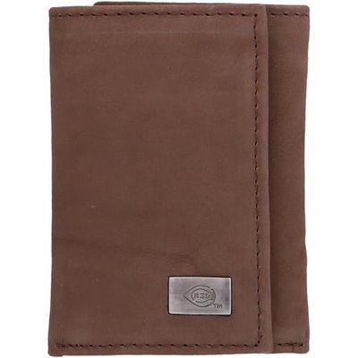 EAGLES WINGS Cincinnati Reds Leather Trifold Wallet with Concho in Brown