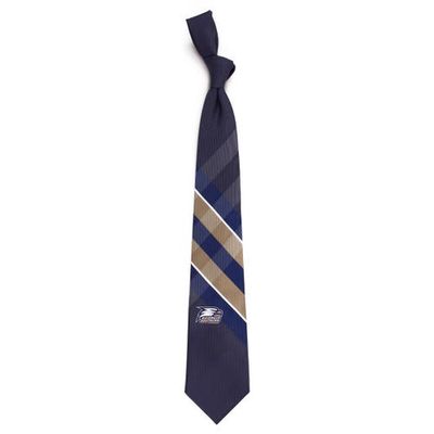 EAGLES WINGS Men's Navy Georgia Southern Eagles Woven Poly Grid Tie