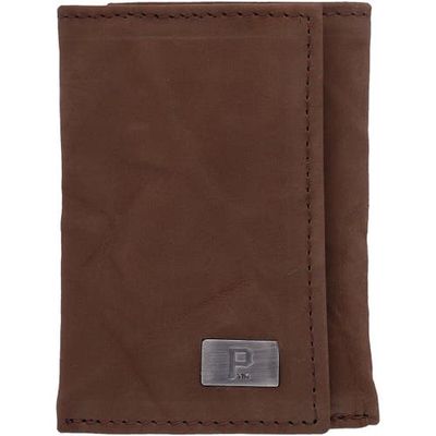 EAGLES WINGS Pittsburgh Pirates Leather Trifold Wallet with Concho in Brown