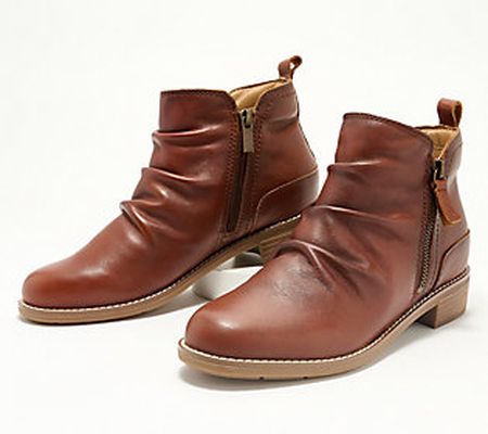 Earth Leather Ankle Boot-Nadya