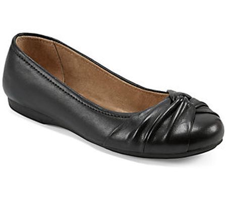Earth Leather Ballet Flat-Jacci