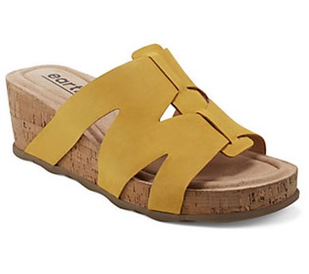 Earth Leather Wedge Sandal - Willow