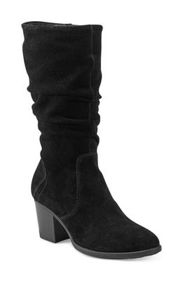 Earth Vine Slouch Boot in Black