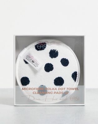 Easilocks Microfiber polka dot towel cleansing pads x 2-No color