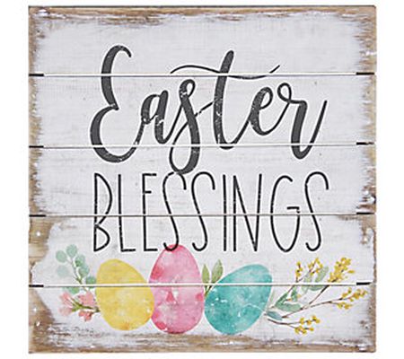 Easter Blessings Eggs Wall Art By Sincere Surro undings