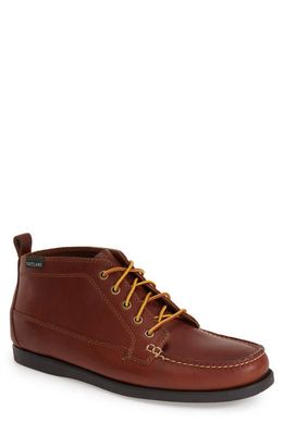 Eastland 'Seneca' Moc Toe Boot in Tan Leather
