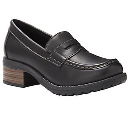Eastland Slip-On Heeled Penny Loafers - Holly