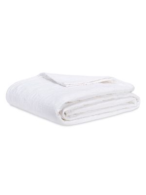 Easton Quilted Blanket - White - Size Twin