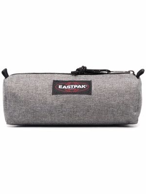 Eastpak logo-patch pencil case - Grey