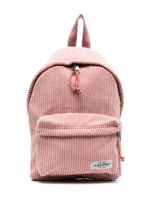 Eastpak Orbit velvet-effect backpack - Pink