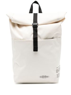 Eastpak Up Roll logo-print backpack - White