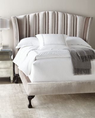 Eastwood Channel-Tufted Queen Bed