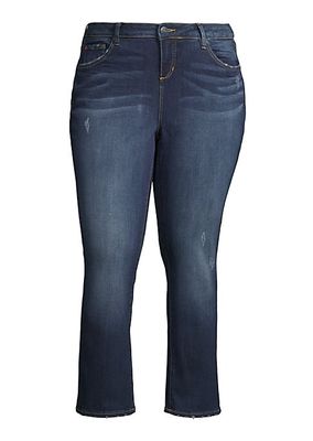 Easy High-Rise Straight-Leg Jeans