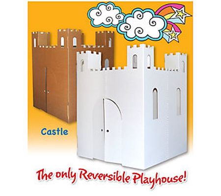 Easy Playhouse Castle Cardboard Playhouse