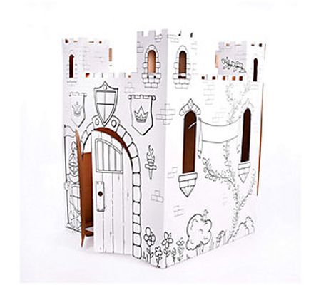Easy Playhouse Fairy Tale Castle Cardboard Play house