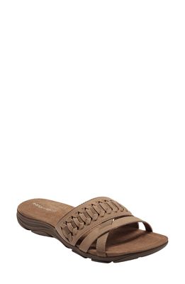 Easy Spirit Linley 3 Slide Sandal in Medium Brown