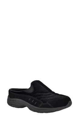 Easy Spirit Travel Time Quilted Clog Sneaker in Black 001