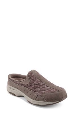 Easy Spirit Travel Time Quilted Clog Sneaker in Taupe 240