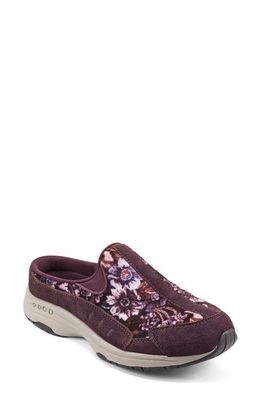 Easy Spirit Traveltime Floral Slip-On Sneaker in Plum Floral Mu