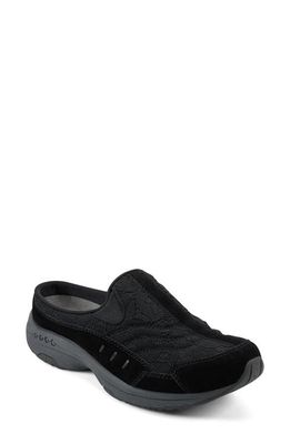 Easy Spirit Traveltime Slip-On Sneaker in Black Lace