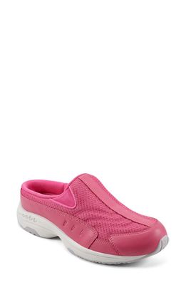 Easy Spirit Traveltime Slip-On Sneaker - Wide Width Available in Dark Pink