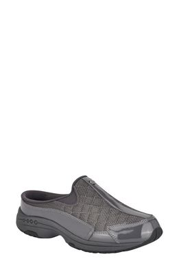 Easy Spirit Traveltime Sneaker in Grey Patent Leather