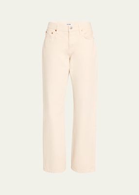 Easy Straight Crop Jeans