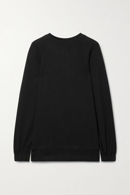 Eberjey - Cotton-blend Jersey Sweatshirt - Black