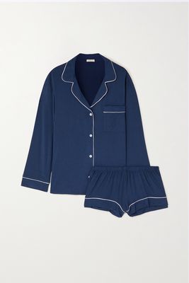 Eberjey - Gisele Stretch-modal Pajama Set - Blue