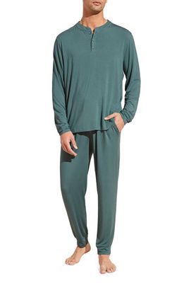 Eberjey Henry Jersey Pajamas in Agave 